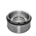 Inside of portable COBB Premier Air grill